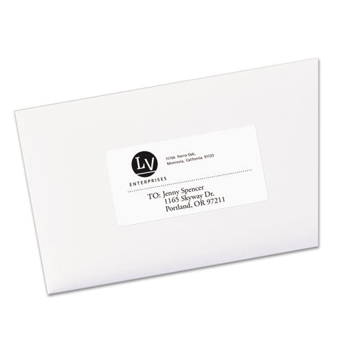 Ecofriendly Mailing Labels, Inkjet-laser Printers, 2 X 4, White, 10-sheet, 100 Sheets-pack