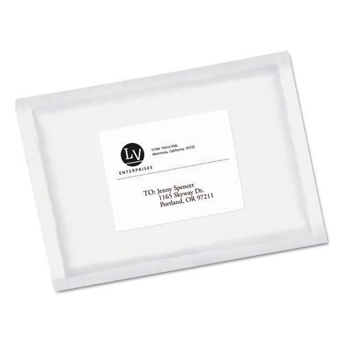 Ecofriendly Mailing Labels, Inkjet-laser Printers, 3.33 X 4, White, 6-sheet, 100 Sheets-pack