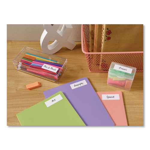 Easy Peel White Address Labels W- Sure Feed Technology, Laser Printers, 1 X 2.63, White, 30-sheet, 100 Sheets-box