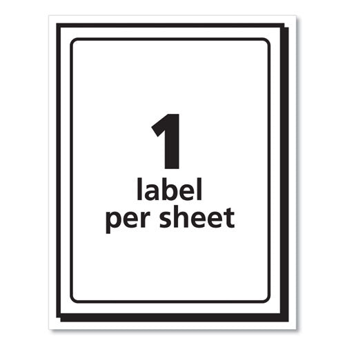 4 X 6 Shipping Labels With Trueblock Technology, Inkjet-laser Printers, 4 X 6, White, 20-pack