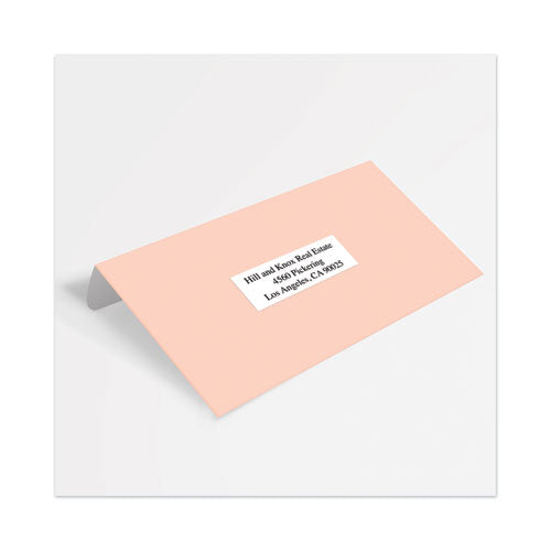Copier Mailing Labels, Copiers, 1 X 2.81, White, 33-sheet, 250 Sheets-box
