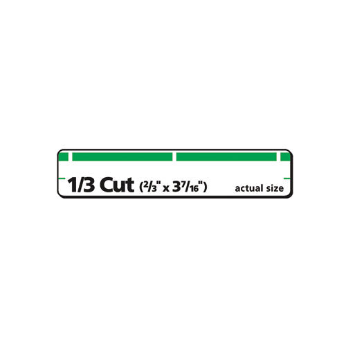 Permanent Trueblock File Folder Labels With Sure Feed Technology, 0.66 X 3.44, White, 30-sheet, 50 Sheets-box