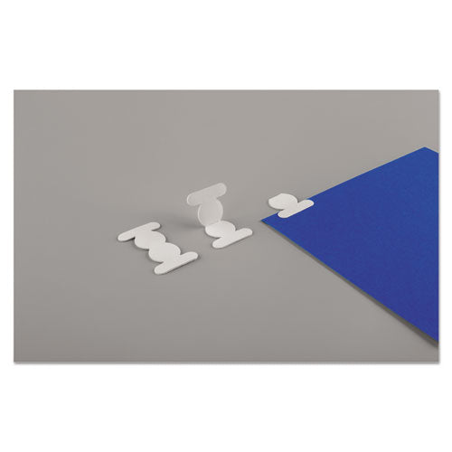 Gummed Reinforced Index Tabs, 1-12-cut Tabs, White, 0.5" Wide, 50-pack