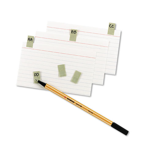 Gummed Reinforced Index Tabs, 1-12-cut Tabs, Gray, 0.44" Wide, 50-pack