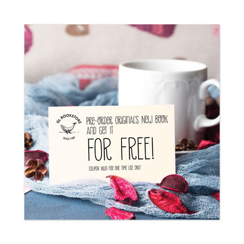 Printable Microperforated Business Cards With Sure Feed Technology, Laser, 2 X 3.5, White, Uncoated, 2500-box