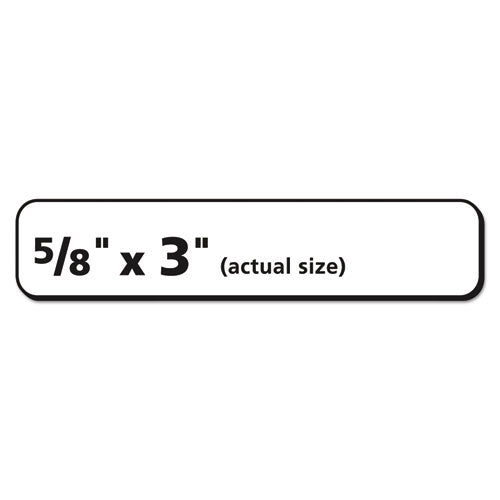 Durable Permanent Id Labels With Trueblock Technology, Laser Printers, 0.63 X 3, White, 32-sheet, 50 Sheets-pack