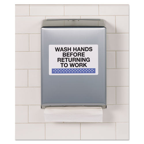 Durable Permanent Id Labels With Trueblock Technology, Laser Printers, 5 X 8.13, White, 2-sheet, 50 Sheets-pack