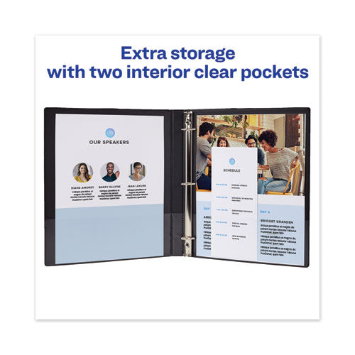 Framed View Heavy-duty Binders, 3 Rings, 3" Capacity, 11 X 8.5, White