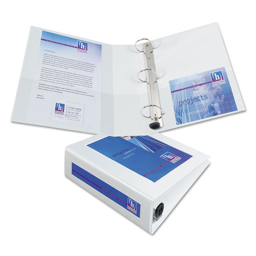 Framed View Heavy-duty Binders, 3 Rings, 3" Capacity, 11 X 8.5, White