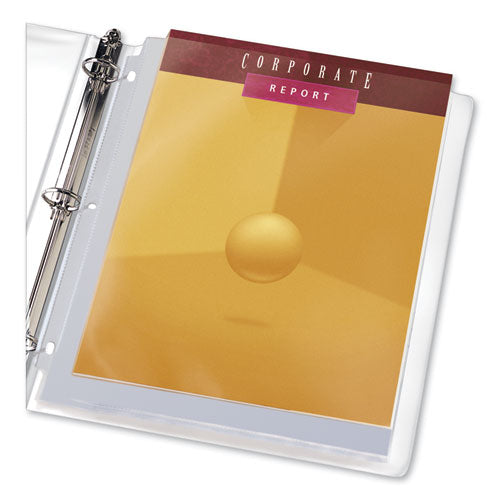 Multi-page Top-load Sheet Protectors, Heavy Gauge, Letter, Clear, 25-pack