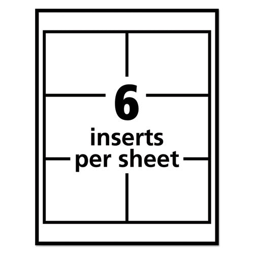 Pin-style Badge Holder With Laser-inkjet Insert, Top Load, 4 X 3, White, 100-box