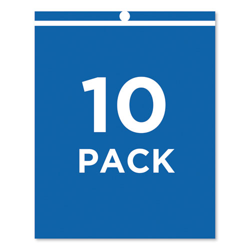 Job Ticket Holders, Heavy Gauge Vinyl, 9 X 12, Clear, 10-pack