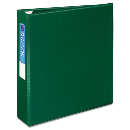 Heavy-duty Non-view Binder With Durahinge And One Touch Ezd Rings, 3 Rings, 2" Capacity, 11 X 8.5, Green