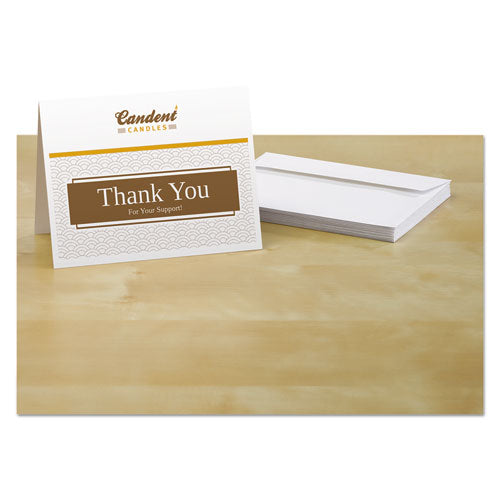 Note Cards For Inkjet Printers, 4 1-4 X 5 1-2, Matte White, 60-pack W-envelopes