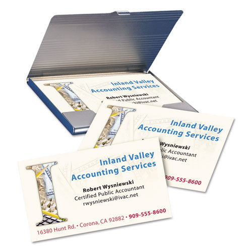 Printable Microperforated Business Cards With Sure Feed Technology, Inkjet, 2 X 3.5, Ivory, Matte, 250-pack