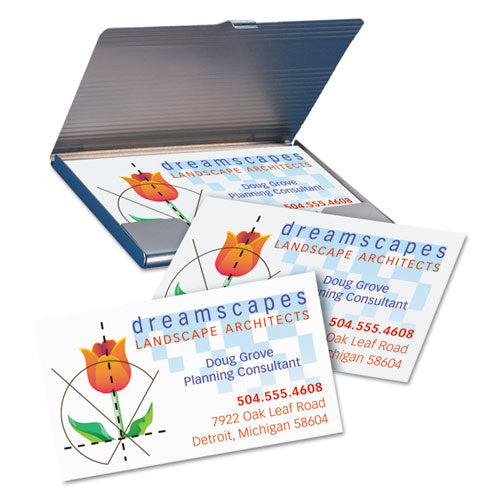 Printable Microperforated Business Cards With Sure Feed Technology, Inkjet, 2 X 3.5, White, Matte, 1000-box