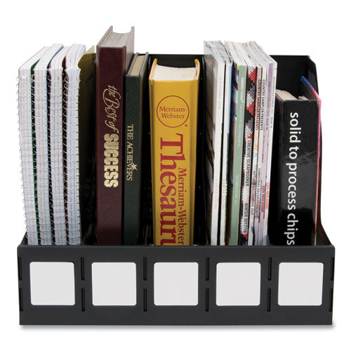 Literature File, Five Slots, Black