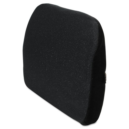 Memory Foam Massage Lumbar Cushion, 12.75w X 3.75d X 12h, Black