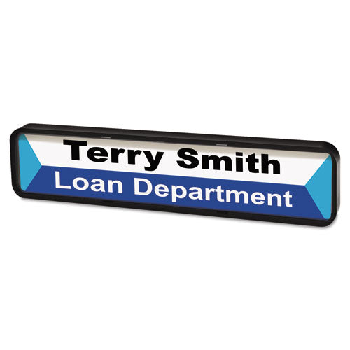Diy Sign, Plastic, 9 3-8 X 2, Black