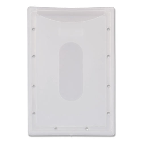 Clear Id Card Holder, Vertical, 2 5-16" X 3 11-16", 25-pk