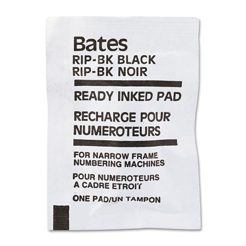 Ready-inked Pad For Multiple-lever Movement Numbering Machine, Black
