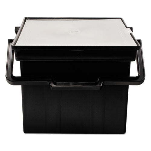 Companion Portable File, Letter-legal Files, 17" X 14" X 11", Black
