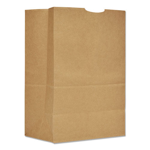 Grocery Paper Bags, 57 Lbs Capacity, #25, 8.25"w X 6.13"d X 15.88"h, Kraft, 500 Bags