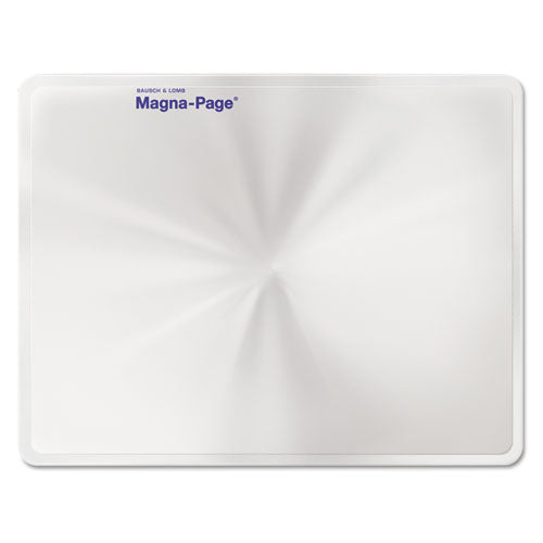 2x Magna-page Full-page Magnifier W-molded Fresnel Lens, 8 1-4" X 10 3-4"