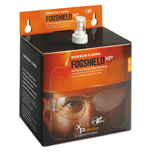 Fogshield Disposable Lens Cleaning Station, 12 Oz Bottle, 1425 Tissues