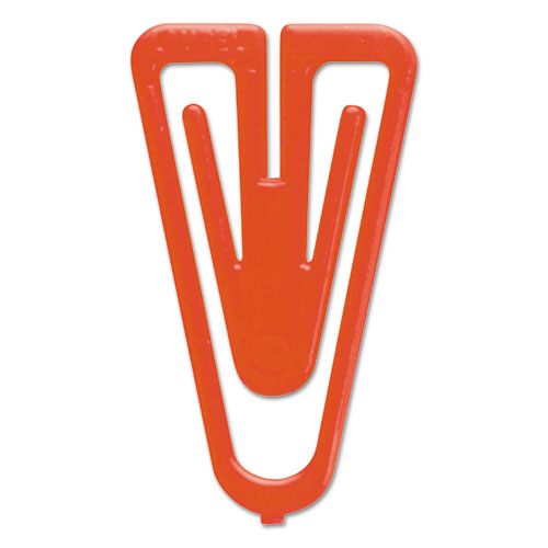 Plastiklips Paper Clips, Medium (no. 4), Assorted Colors, 500-box