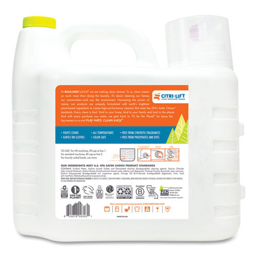 Liquid Laundry Detergent, Citrus Breeze, 200 Oz Bottle, 2-carton