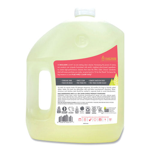 Dishwasher Detergent, Grapefruit Pomegranate, 100 Oz Bottle, 4-carton