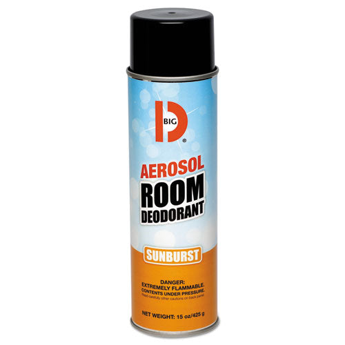 Aerosol Room Deodorant, Mountain Air Scent, 15 Oz Can, 12-box