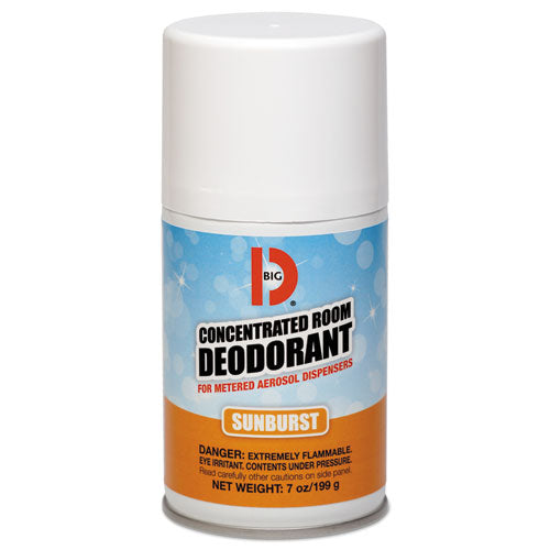 Metered Concentrated Room Deodorant, Sunburst Scent, 7 Oz Aerosol, 12-carton
