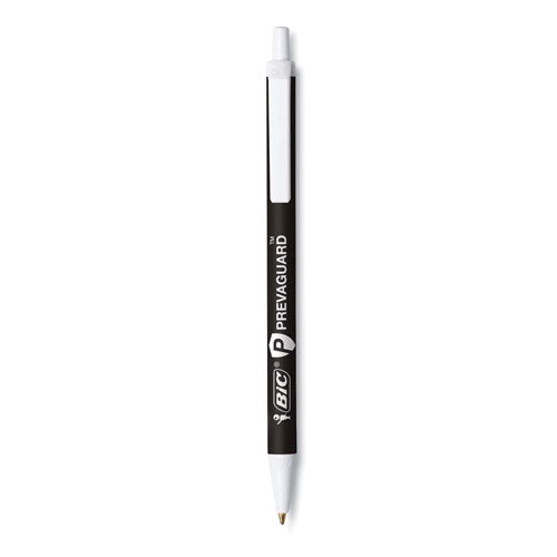 Prevaguard Retractable Ballpoint Pen, Medium 1 Mm, Black Ink-barrel, Dozen