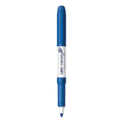 Intensity Low Odor Dry Erase Marker, Fine Bullet Tip, Blue, Dozen