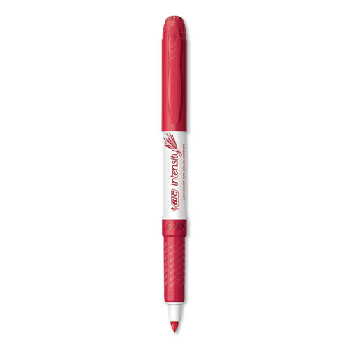 Intensity Low Odor Dry Erase Marker, Fine Bullet Tip, Red, Dozen