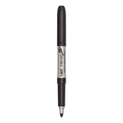 Intensity Permanent Marker, Fine Bullet Tip, Black, 200-ct