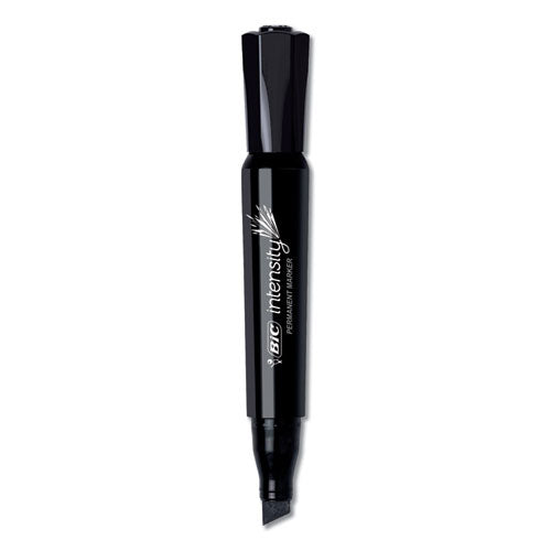 Intensity Chisel Tip Permanent Marker, Broad, Black, 36-pack