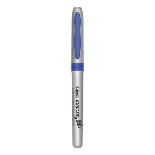 Intensity Ultra Permanent Marker, Extra-fine Needle Tip, Deep Sea Blue, Dozen