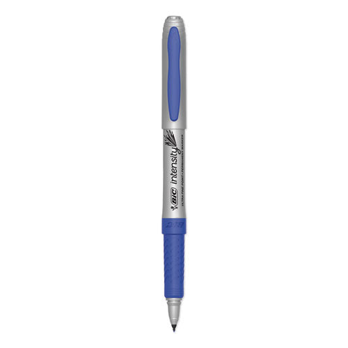 Intensity Ultra Permanent Marker, Extra-fine Needle Tip, Deep Sea Blue, Dozen