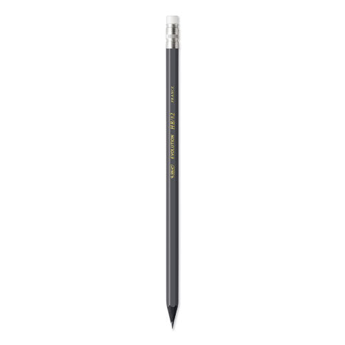 Evolution Pencil, Hb (#2), Black Lead, Gray Barrel, 24-pack