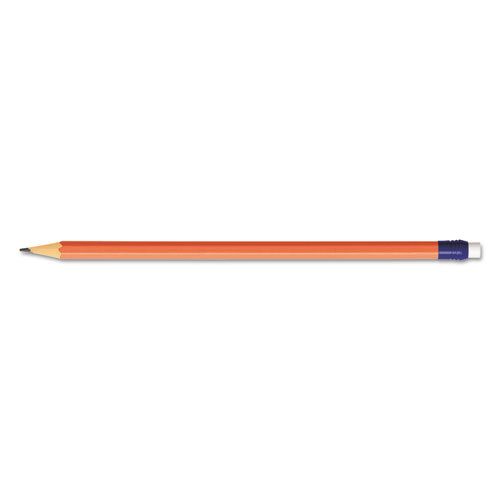 #2 Pencil Xtra Fun, Hb (#2), Black Lead, Assorted Barrel Colors, 18-pack