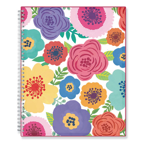 Mahalo Academic Year Cyo Weekly-monthly Planner, 11 X 8.5, Tropical Floral, 2020-2021