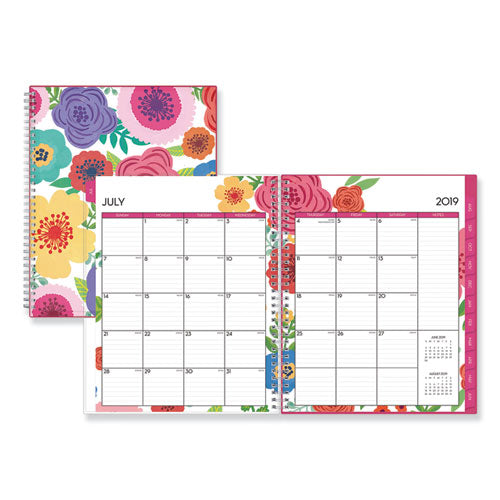 Mahalo Academic Year Cyo Weekly-monthly Planner, 11 X 8.5, Tropical Floral, 2020-2021