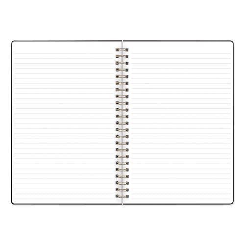 Notebook, 1 Subject, Colleg Rule, Black Cover, 8.5 X 5.75, 80 Sheets