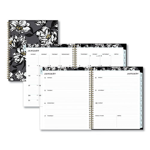 Baccara Dark Cyo Weekly-monthly Planner, 11 X 8.5, 2022