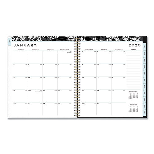 Baccara Dark Cyo Monthly Planner, 10 X 8, 2021