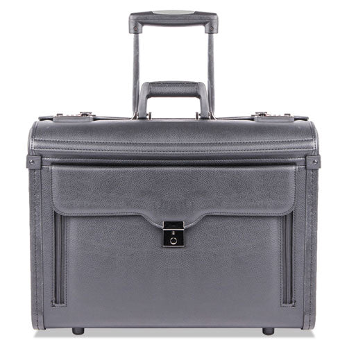 Catalog Case On Wheels, Koskin, 19 X 9 X 15-1-2, Black