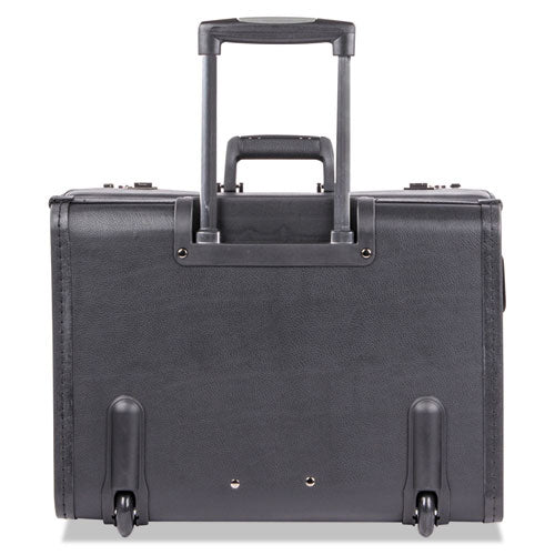 Catalog Case On Wheels, Koskin, 19 X 9 X 15-1-2, Black